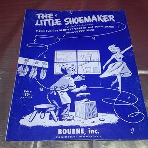 Vgt THE LITTLE SHOEMAKER 1954 sheet music